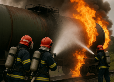 Пожар &ndash; одно из самых опасных происшествий, которые могут произойти в поезде. Когда вы находитесь внутри поезда и вдруг замечаете огонь, прав...